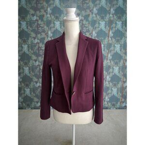 ANN TAYLOR Purple Plum Blazer Jacket Size 8P
